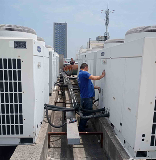 突泉中央空调制热和不制冷系统维修方法