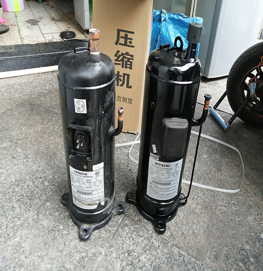 突泉中央空调压缩机的更换维修